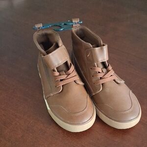 Wonder Nation Brown High-Top Kids Shoes